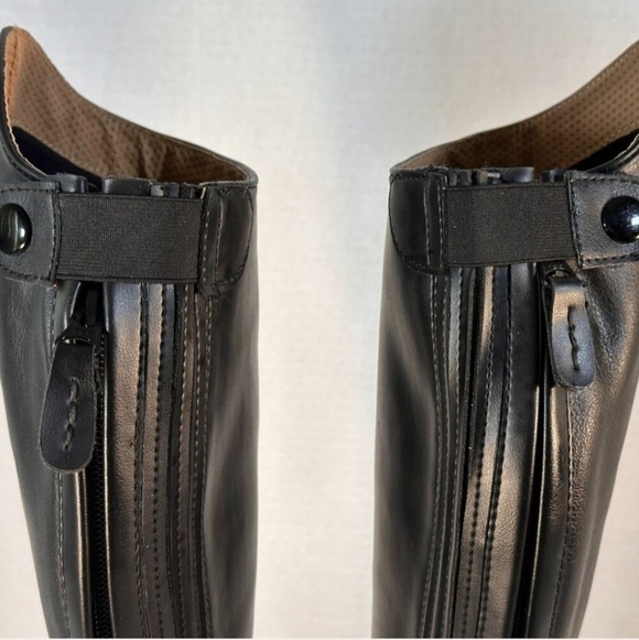 Horze tall Equestrian Black Boots 7.5 - Picture 6 of 13